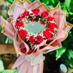 KIRMIZI GÜL BUKETİ AYNALI