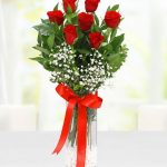 VAZODA 7'Lİ KIRMIZI GÜL