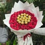 40 KIRMIZI GÜL 20 ROFERO ÇİKOLATA BUKETİ