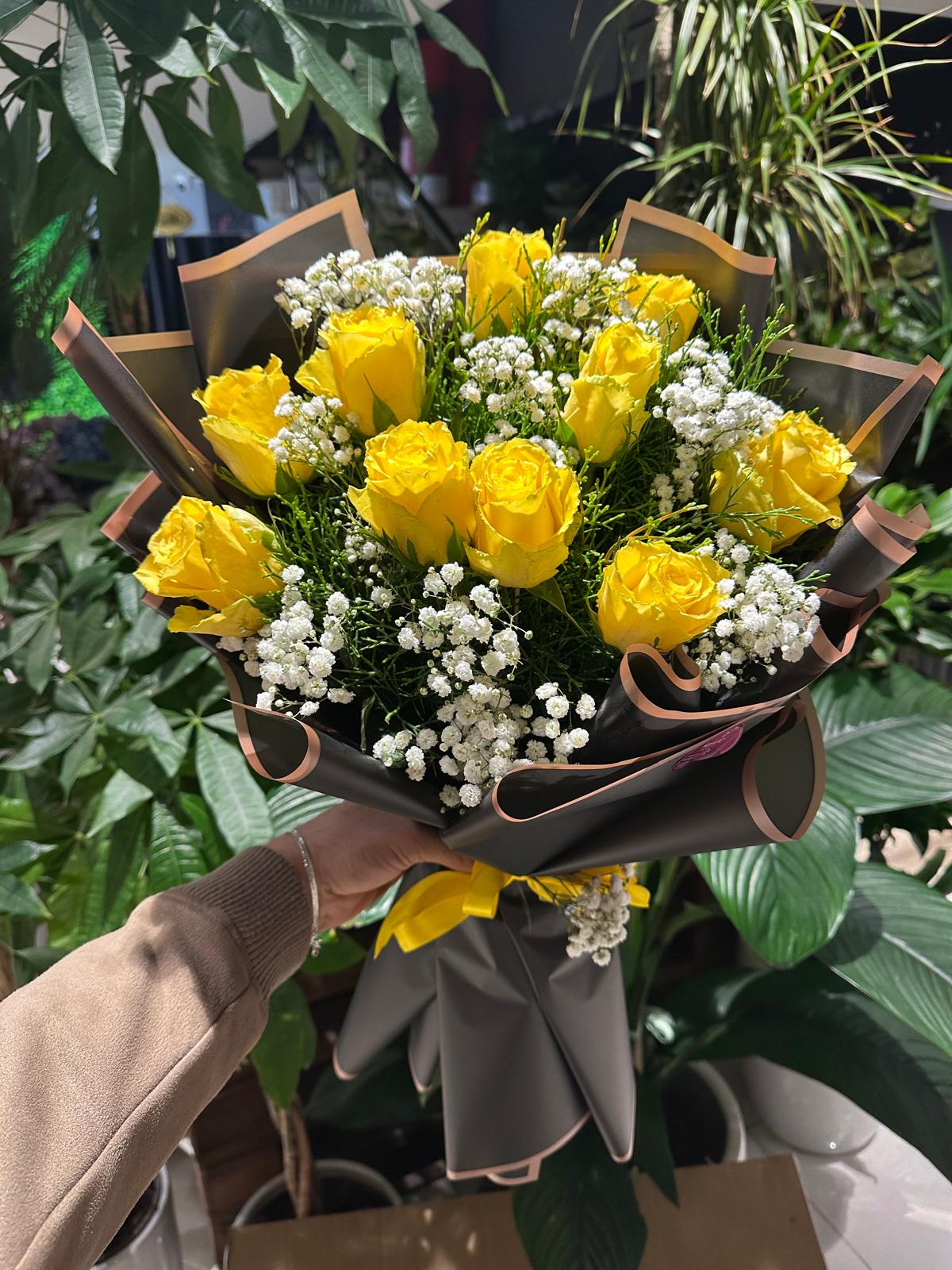 sari-gul-buketi 10 SARI GÜL BUKETİ - Görsel 1