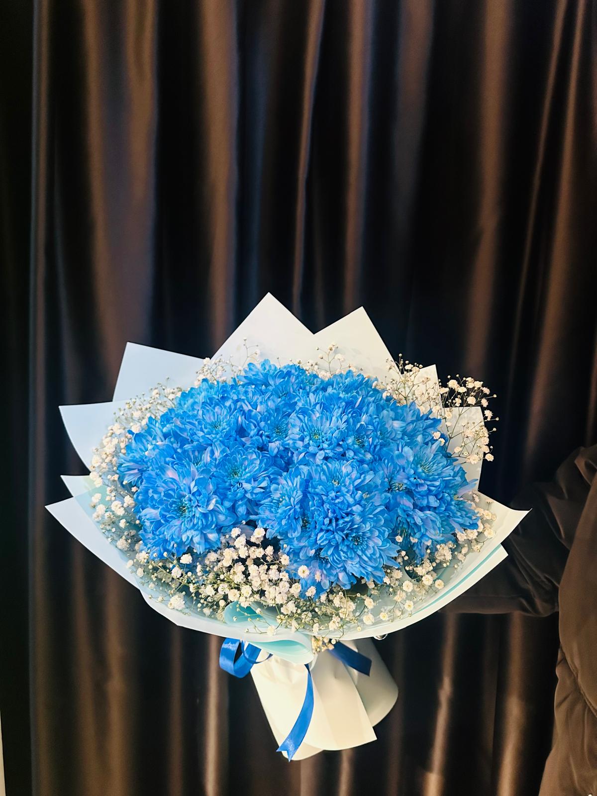 papatya-buketi PAPATYA BUKETİ (mavi) - Görsel 1