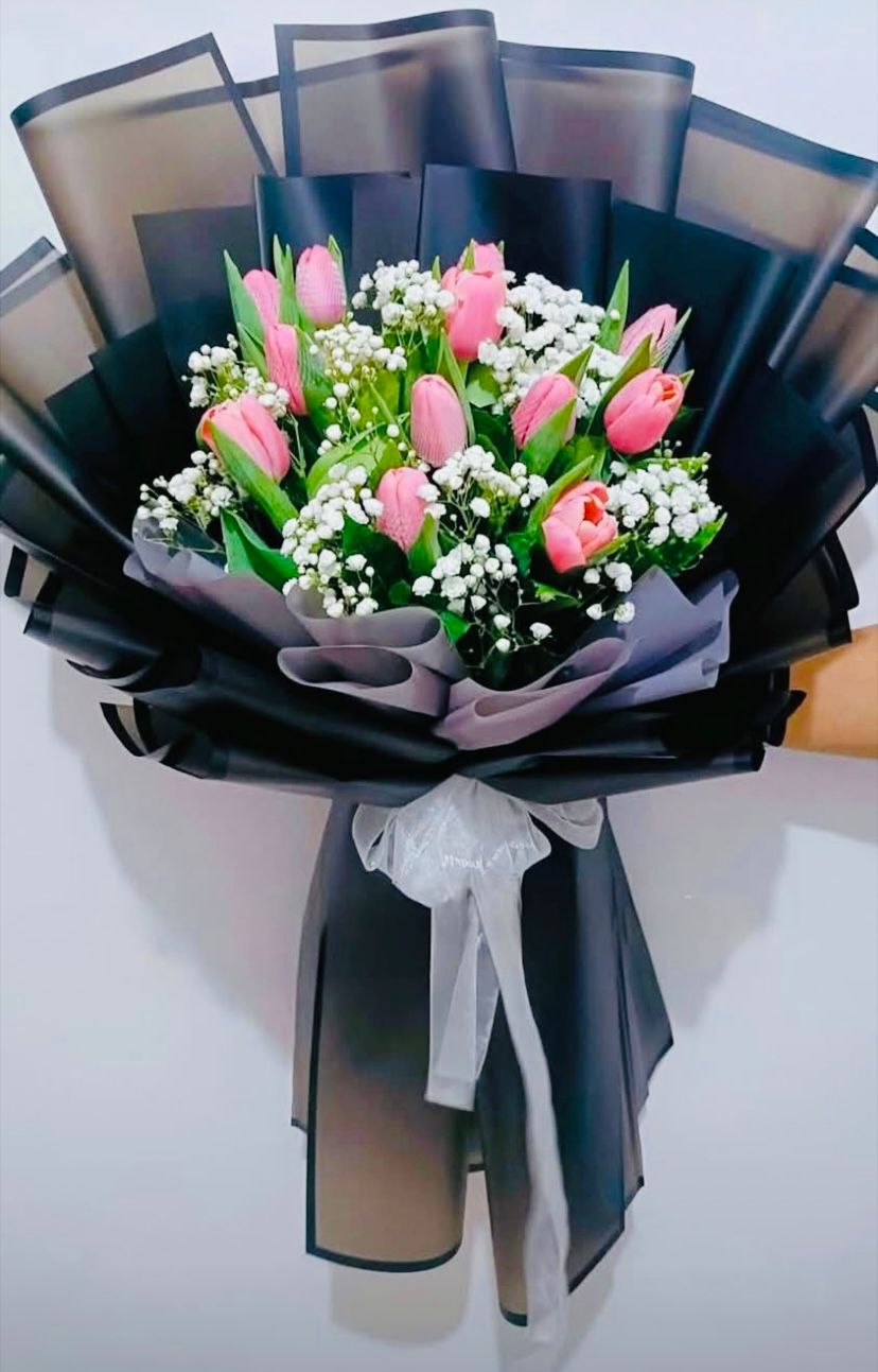 lale-buketi 12 LALE BUKETİ (pembe) - Görsel 1