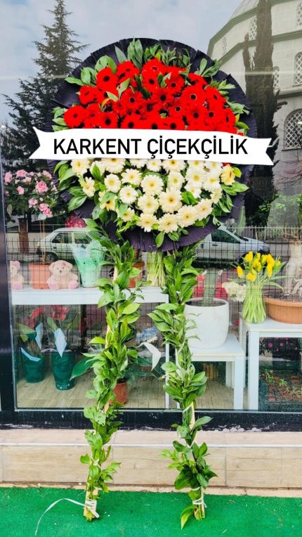 AYAKLI CENAZE ÇELENGİ (model 1)